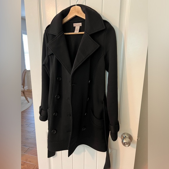 Burlington Coat Black Pea Coat - Picture 9 of 10